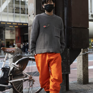 Pantalón urbano naranja de invierno