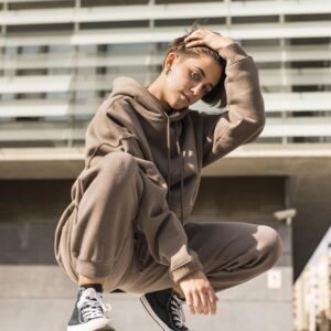 Chándal urbano beige